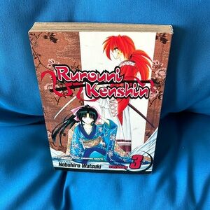 Rurouni Kenshin Comic Volume 3 By Nobuhiro Watsuki Shonen Jump Graphic Novel